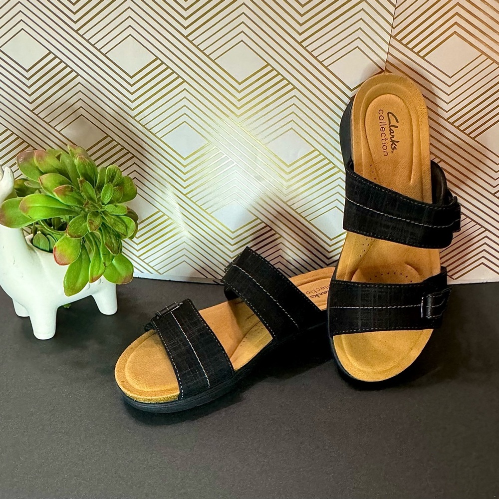 Clark’s, April Dusk, Black Interest. Women’s size 9.